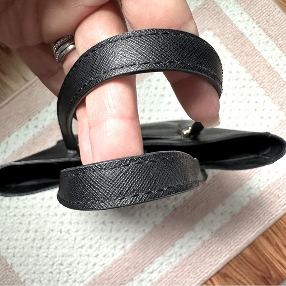 Michael Kors Black Saffiano Leather Shoulder Tote | Gold Hardware - Picture 11 of 16